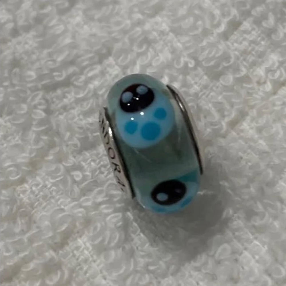 Blue lady bug Pandora charm